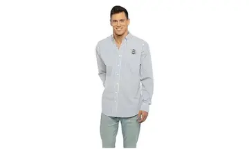 Vantage Apparel Camisa masculina com botões xadrez de manga comprida, TAM M, GG E XG