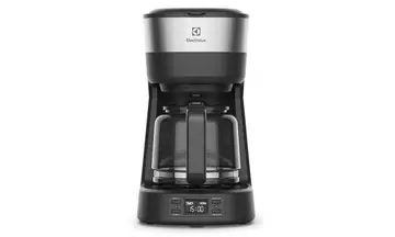 Cafeteira Elétrica Electrolux 30 Xícaras Experience Programável com Timer Cor Inox Preta ECM25