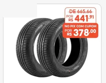 Kit 2 Pneus 185/65 R15 Neupar EcoSync V7 88H Novos Aro 15