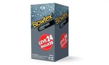 Blowtex Lubrificado Leve 24 Pague 20 unidades