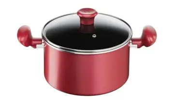 caçarola tefal so chef 22 cm vermelha antiaderente titanium