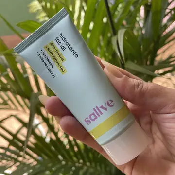 hidratante facial sallve hidratante facial 40g beta-glucan phytoesqualano