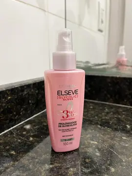 cuidados com o cabelo l'oréal paris elseve sérum capilar gloss glycolic elixir prolongador 100ml