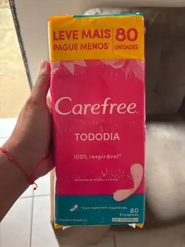 higiene pessoal carefree protetor diário s/ fragrância pack 80 un