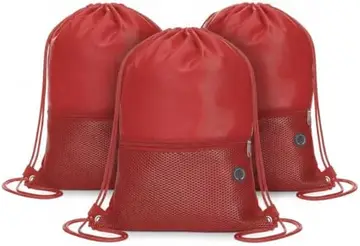 mochila mochila saco esportiva poliéster 210d multicolorida 43x32cm 5 cores