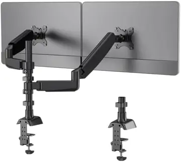 suporte para monitor articulado para monitor duplo vesa 75x75 100x100 17 a 35 polegadas