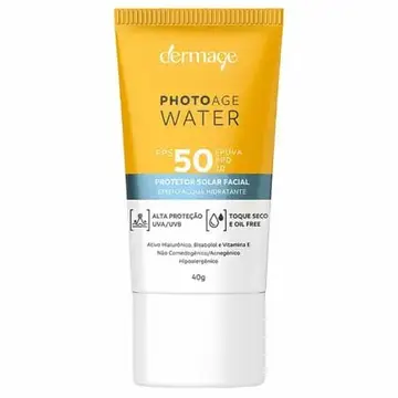 protetor solar facial dermage photoage water fps50