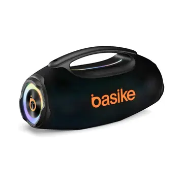 caixa de som basike boombox 80w 8000mah bluetooth 5.3 ipx6 rgb