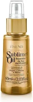 cosméticos amend reparador fios danif sublime oil 60ml