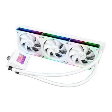 refrigeração thermalright frozen warframe 360 se v2 arbg 360mm branco