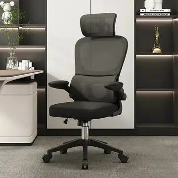 cadeira de escritório syberflex ergonômica giratória apoio braços e lombar