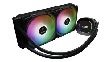refrigeracao gamdias aura gl240 lite preto argb