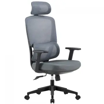 cadeira de escritório dr. office work pro mesh 2d reclinável cinza dr-ch-wkpr2dg