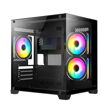 gabinete gamer husky dome 10 micro-atx
