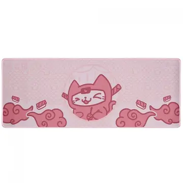 mousepad ninja mewmew control grande 800x300mm rosa gn-mp-mmcep