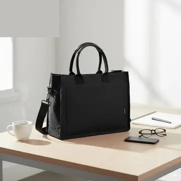 Bolsa Tote Mini Feminina Gocase Bolsos Internos Minimalista com Porta-Notebook Executiva Bolsa Para Trabalho e Faculdade