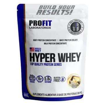 Hyper Calórico Whey Profit Labs 900g Refil 35g Proteína Massa Muscular Energia Carboidratos