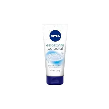 NIVEA Esfoliante Corporal para Banho 200ml, Esfoliação Suave, Remove Impurezas, Renovação Celular, Pele Uniforme e Macia