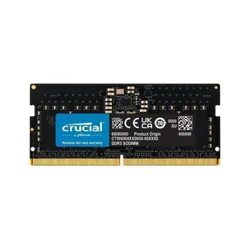 Memória Para Notebook Crucial 8gb Ddr5 4800mhz Sodimm Ct8g48c40s5 Cor Preto