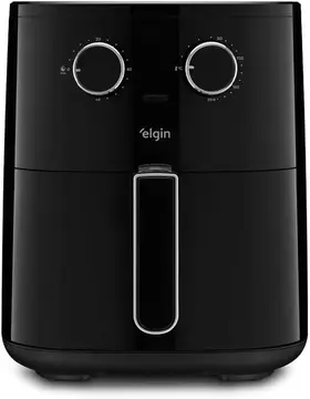 Fritadeira Air Fryer Six Fry Elgin 6,5L Cesto removível 1.500W Preta 110V