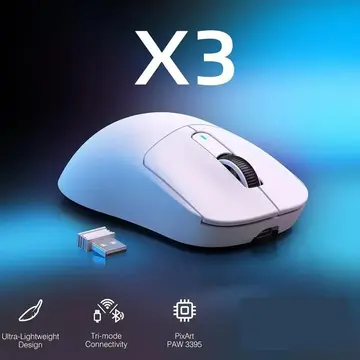 Mouse Sem Fio Attack Shark X3, Sensor PAW3395