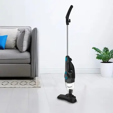 Aspirador De Pó Vertical 2 Em 1 Preto E Azul Midea 220V