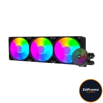 water cooler aigo darkflash dc360 radiant argb 360mm preto dc360bk