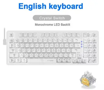 Teclado Mecânico E-Yooso Z94, RGB, 94 teclas