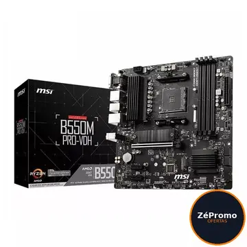 placa mãe msi b550m pro-vdh ddr4