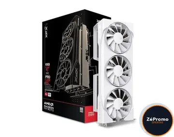 placa de vídeo xfx rx 9070 16gb swift gaming white
