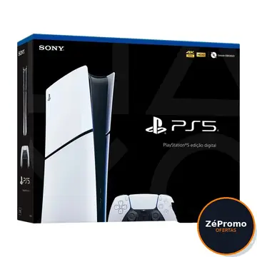 console de videogame sony playstation 5 edição slim digital 825gb