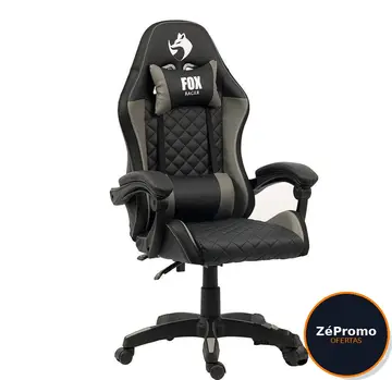 cadeira gamer fox racer vulpes cinza wz-318
