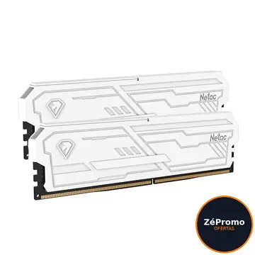 memória ram netac shadow iii 2x8gb 3200mhz white
