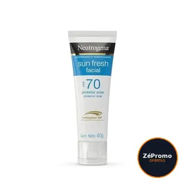 protetor solar facial neutrogena sun fresh fps 70 40g