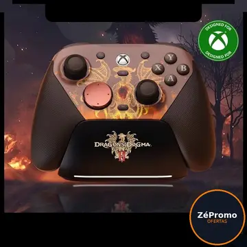 controle gamer gamesir g7 pro dragon's dogma ii com dock inteligente efeito hall giroscópio 3,5mm