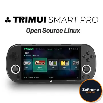 console portátil trimui smart pro sem cartão sd