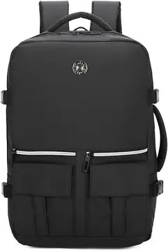 SANTINO Mochila Notebook 15,6” Pop Organizer Feminina 27L – Versátil em RPET Repelente à Água USB Externo Bolso Antifurto Leve e Funcional P