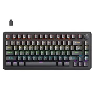 teclado apayado k82 75% hot swap