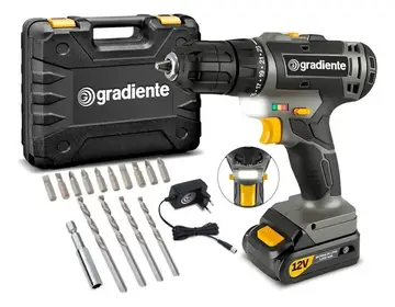 furadeira parafusadeira gradiente gpb12vd 12v