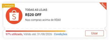 🏷 Cupom: 4T44M0C0MPR4S
