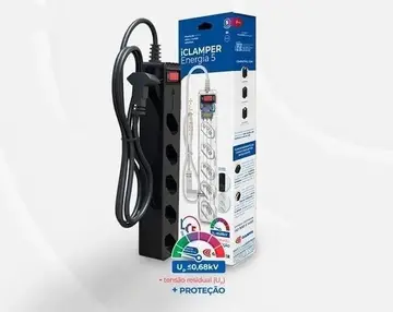 filtro de linha iclamper energia 5 tomadas 10a