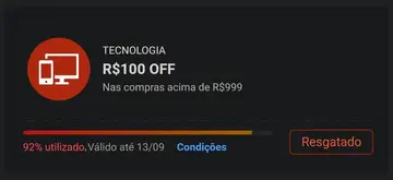 Cupom Shopee Tecnologia Esgotando !