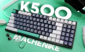 Teclado Mecânico Machenike K500 90% RGB, 94 teclas, Huano Hot Swap