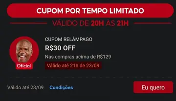 Última Chance, Cupom Relâmpago Shopee Renovado !