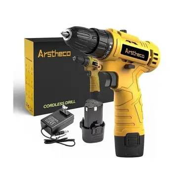 Parafusadeira Furadeira Sem Fio 25n 3/8 12v 10mm Bivolt Bateria Arstheco