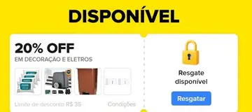 Próximo Cupom 20% OFF Mercado Livre
