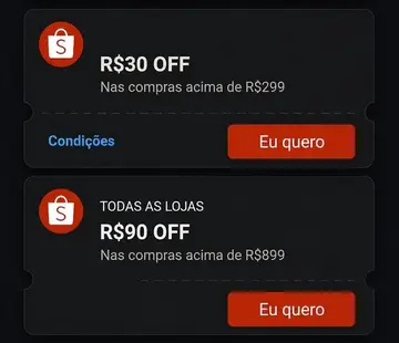 🔗 Resgate todos os cupons aqui