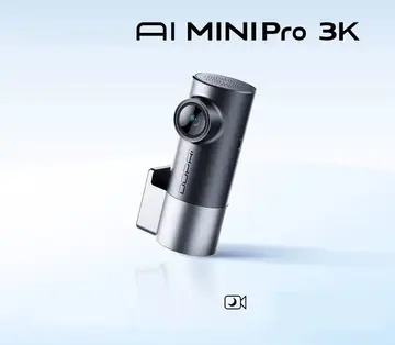 câmera veicular ddpai mini pro 3k hdr 1620p wifi
