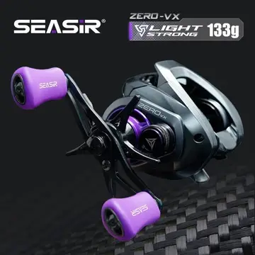 carretel de pesca seasir zero vx 133g bfs baitcasting ultraleve