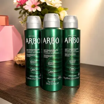 desodorante antitranspirante arbo kit arbo 75g 3 unidades fougère fresco